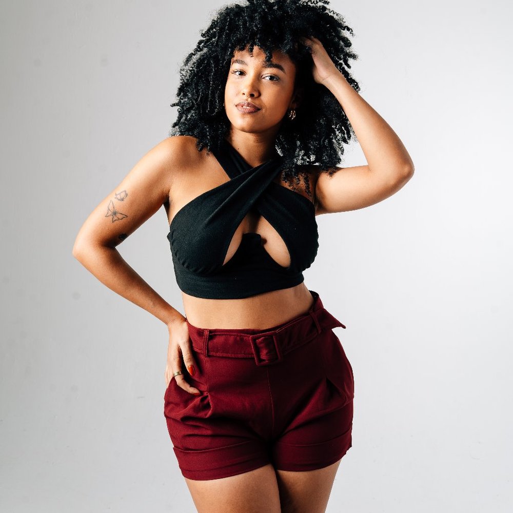 FREE WITH PURCHASE ❤️BLACK UNDERWIRE BUSTIER TOP